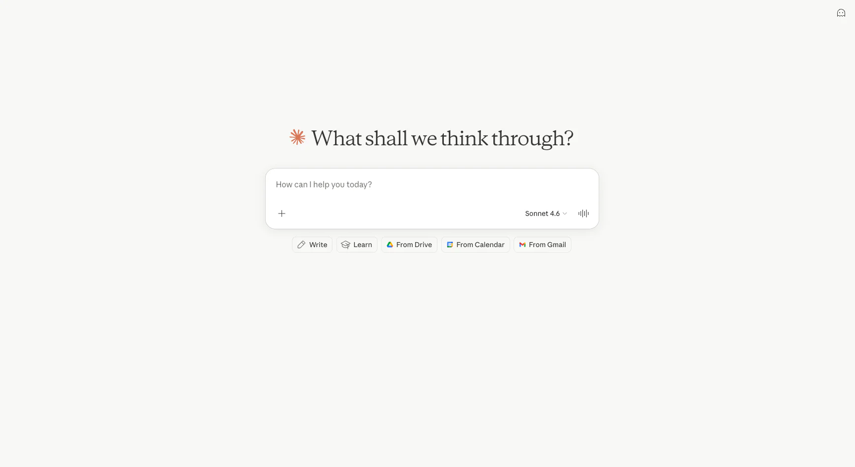 Claude landing page